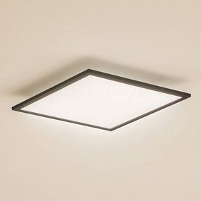 Pannello LED Enhife Lindby, Nero, Studio / Ufficio, Moderno, Plafoniera LED