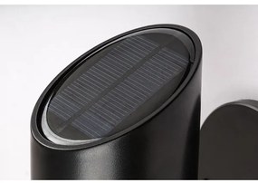 Rabalux 77030 - Lampada solare da parete LUTTO LED/1W/3,7V IP44 nera
