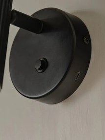 Nordlux - Faretto da parete VICO 1xGU10/5W/230V nero