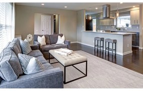 Tappeto in lana beige 200x300 cm Linea - Agnella