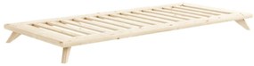 Letto singolo in legno di pino con griglia 90x200 cm Senza - Karup Design