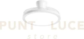 Plafoniera led ventilatore condor retrattile bianco 46w 4050lm cct ...