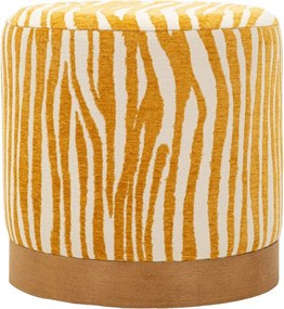 Poggiapiedi color senape Savana – Mauro Ferretti