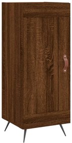 Credenza rovere marrone 34,5x34x90 cm in legno multistrato