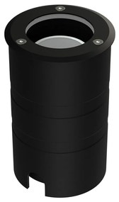 Faro Carrabile GU10 IP67 Orientabile INOX 304 Doppio Pressacavo - Antracite