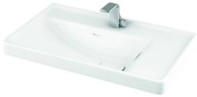 Kamalu - mobile lavabo 60 cm con cassetto scorrevole e lavabo incasso sp-60a