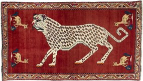 Gabbeh Tappeto 120 x 210 Rosso (Iran) Annodato A Mano