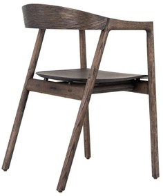 Sedia da pranzo in rovere marrone Muna - Gazzda