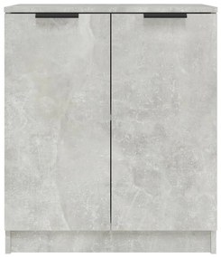 Credenza grigio cemento 60x30x70 cm in legno multistrato