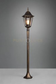 Mella palo da esterno 6 lati fusione di alluminio ruggine e vetro t...