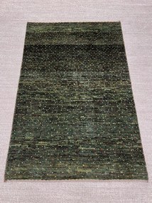 Gabbeh Tappeto persiano 100x150 Verde (Iran) Annodato A Mano