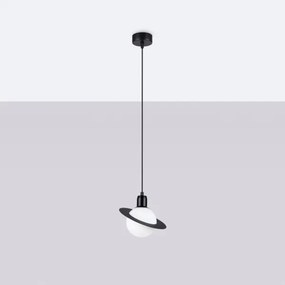 Sollux SL.1358 - Lampadario a sospensione con filo HYPERION 1xG9/8W/230V nero