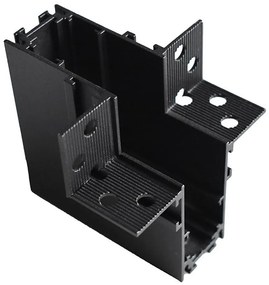 Staffa angolare MAGNETIC TRACK nera