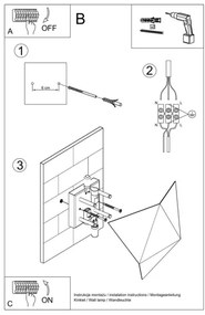 Applique SOLIDO 2xG9/40W/230V bianco