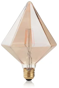 10 Lampadine Led Pyramid E27 4 Watt 2200 K 380 Lm Vintage Ambra
