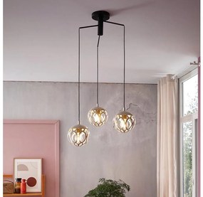 Eglo 99073 - Lampadario a sospensione con filo MIRTAZZA 3xE27/60W/230V