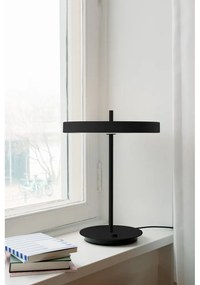 Lampada da tavolo LED nera in metallo con paralume in metallo con intensità regolabile (altezza totale 41,5 cm) Asteria Table – UMAGE