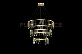 Lampada a sospensione scintilla, ottone, led 64,8w, lumen 5508, 300...