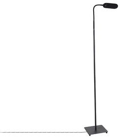 Lampada da terra nera con LED dimmerabile a 5 livelli in Kelvin - Botot