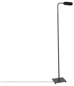 Lampada da terra nera con LED dimmerabile a 5 livelli in Kelvin - Botot