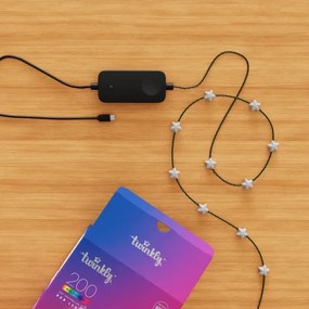 Twinkly TWKS200RGB-G - LED RGB Dimmerabile Catena natalizia 200xLED 14 m USB Wi-Fi