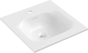 Mexen Vela lavabo incassato nel piano 46 x 46,5 cm, bianco lucido - 25234500