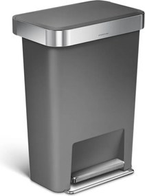 Cestino in plastica a pedale 45 l - simplehuman