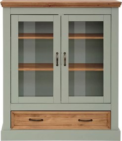 Vetrina in legno di pino verde chiaro 100x120 cm Selma - Støraa