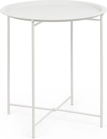 Tavolino da giardino rotondo in acciaio ø 46 cm Austin – Bizzotto