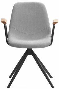 Set di sedie da pranzo grigio chiaro 2 pz Tali - Marckeric