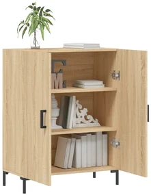 Credenza rovere sonoma 69,5x34x90 cm in legno multistrato