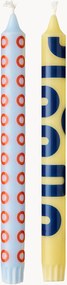 Set di 4 candele Happy