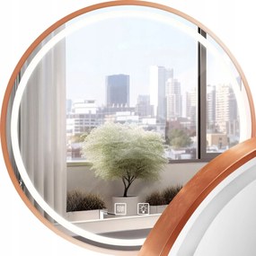 Specchio LED 90cm MMJ BRUSH COPPER