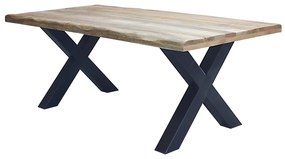 THEX - tavolo con piano in legno massiccio
