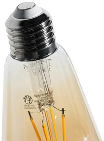 Set van 5 E27 dimbare LED lampen filament ST64 goud 4.5W 450 lm 2200K