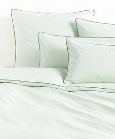 Copripiumino in cotone percalle con bordino Daria