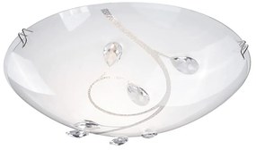 GLOBO 40404-1 - Plafoniera BURGUNDY 1xE27/60W/230V