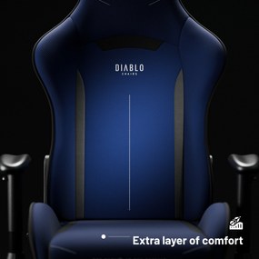Sedia da scrivania Diablo X-Starter: blu navy