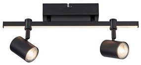 Paul Neuhaus 6524-18 - Faretto LED BARIK 2xGU10/4,5W/230V + LED/5W