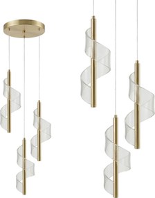 LAMPADA LED A SOSPENSIONE DA SOFFITTO G178-3CP GOLD