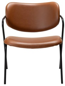 Poltrona in similpelle marrone cognac Zed - DAN-FORM Denmark