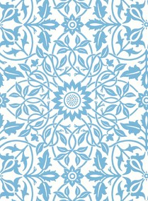 Morris & Co Carta da parati Simply St James Ceiling - China Blue