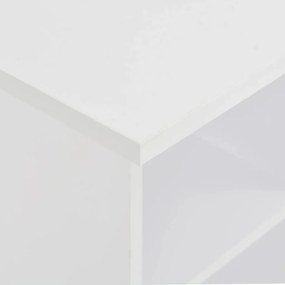 Tavolo da bar bianco 60x60x110 cm