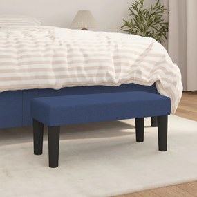 Panca Blu 70x30x30 Cm İn Tessuto /