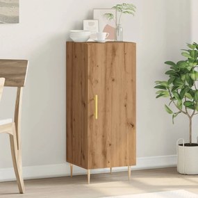 Credenza Rovere Artigianale 34,5x34x90 Cm İn Truciolato /