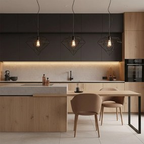 LAMPADA PENSILE  METALLO LOFT BLACK APP563-1CP