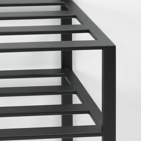 Set di mobili da ingresso nero in metallo 70x178x29 cm Ivar – Spinder Design