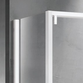 Box doccia 70x130 telaio bianco vetro 8mm  | KSA5000B - KAMALU
