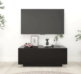 Mobile Porta Tv Nero 100x35x40 Cm İn Legno Multistrato /