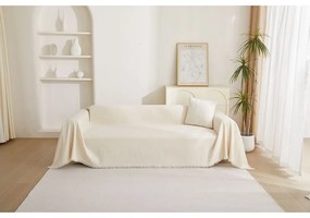 Copridivano color crema per divano a 3 posti Talo – Filumi